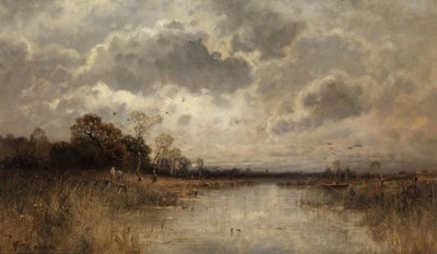 Vaste paysage de lande - Otto Fedder